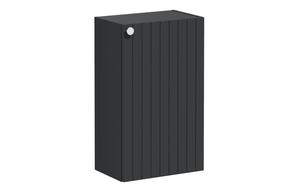 VitrA Root Groove 40cm 1 Door Slim Lower/Base Unit (RH Hinge) - Matt Graphite